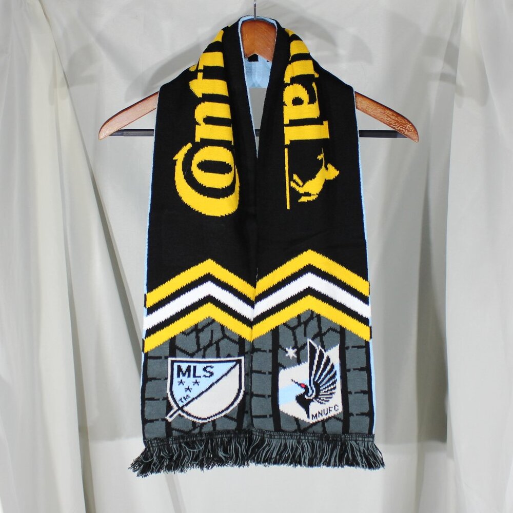 Minnesota United MLS Double Sided Soccer Continental Tire Scarf - 50"